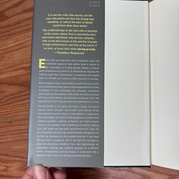 Daring Greatly by Brene Brown New York Times Bestseller Hardcover Book - Picture 2 of 4
